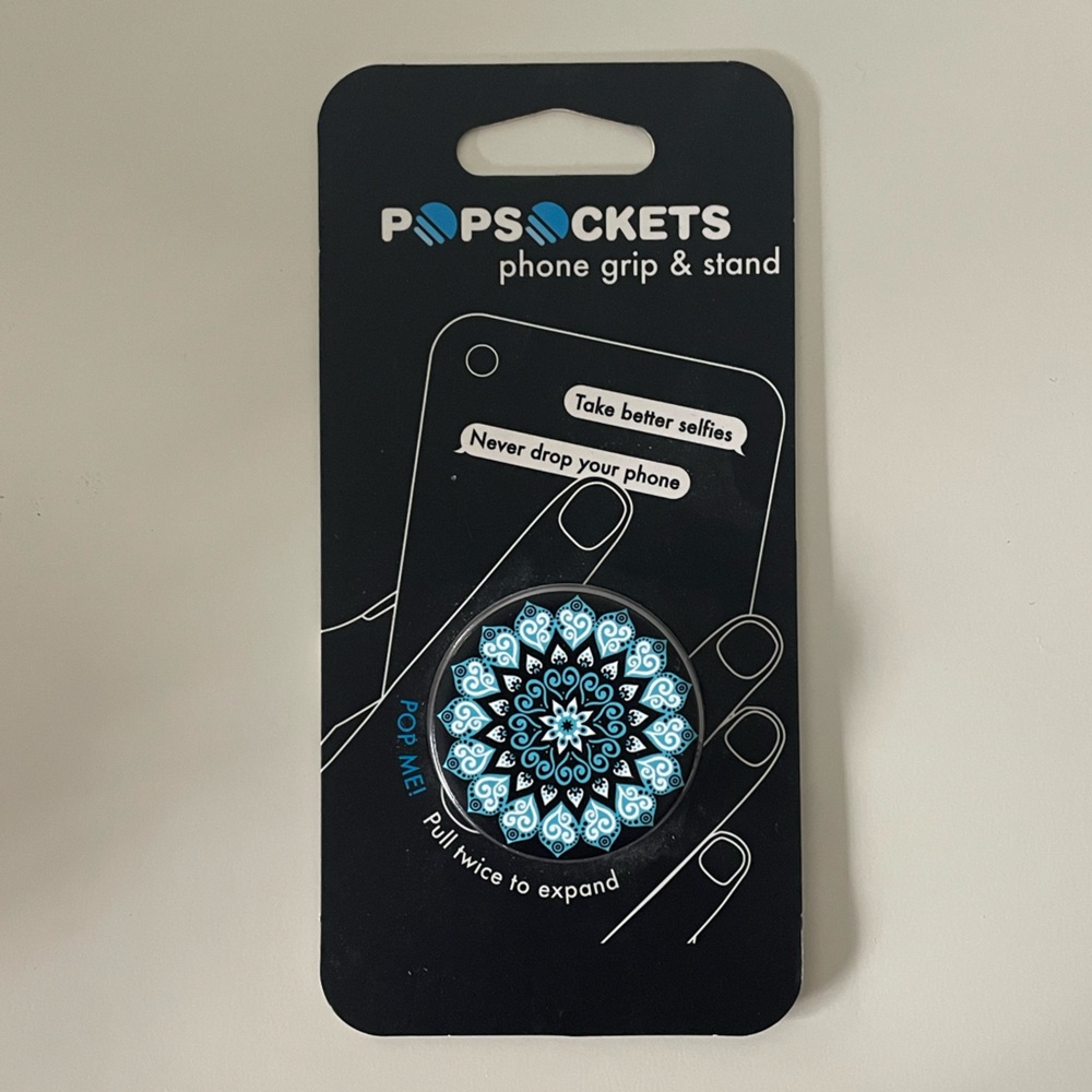 PopSocket Phone Grip & Stand - Blue Mandala